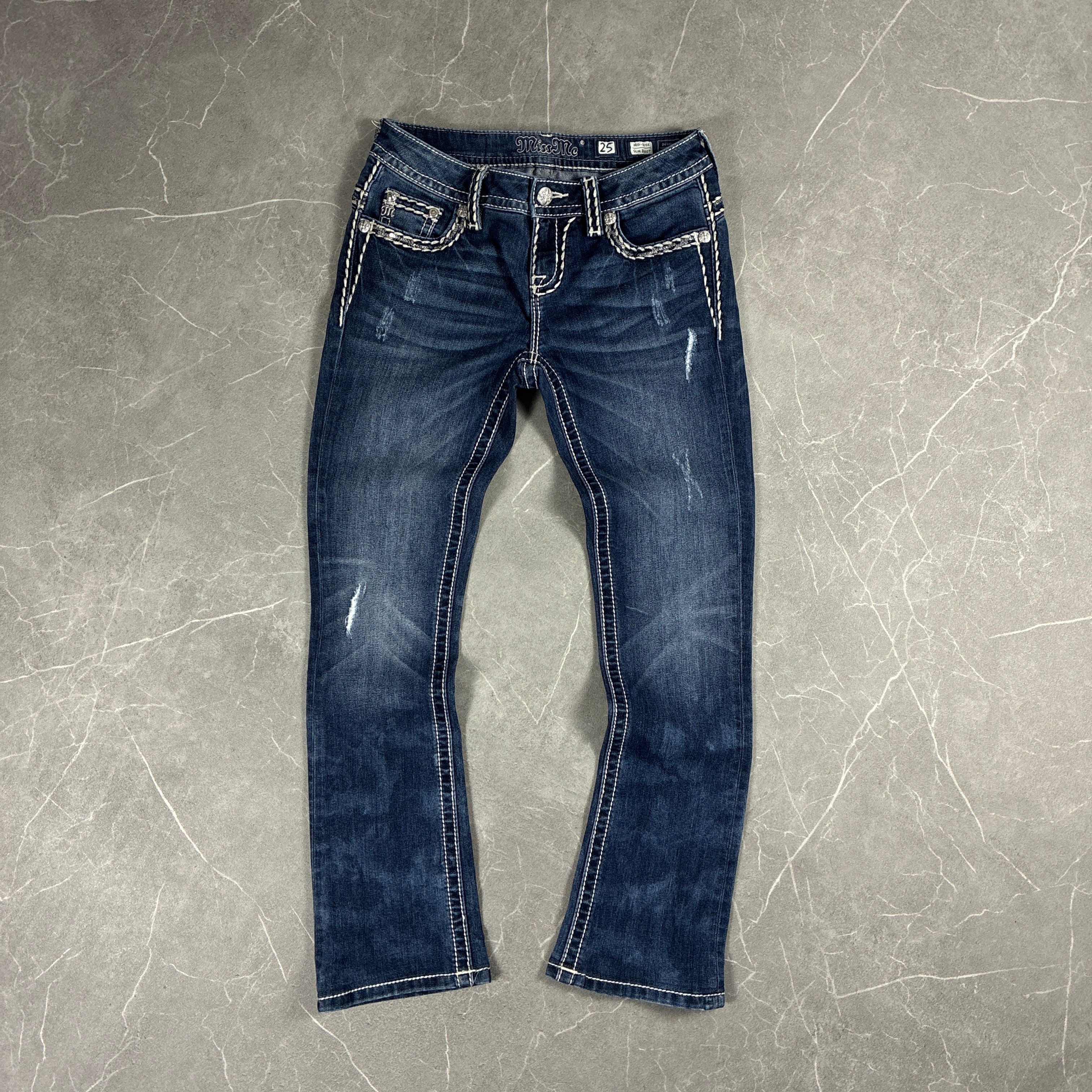 Miss Me Damen Jeans (XXS/32)