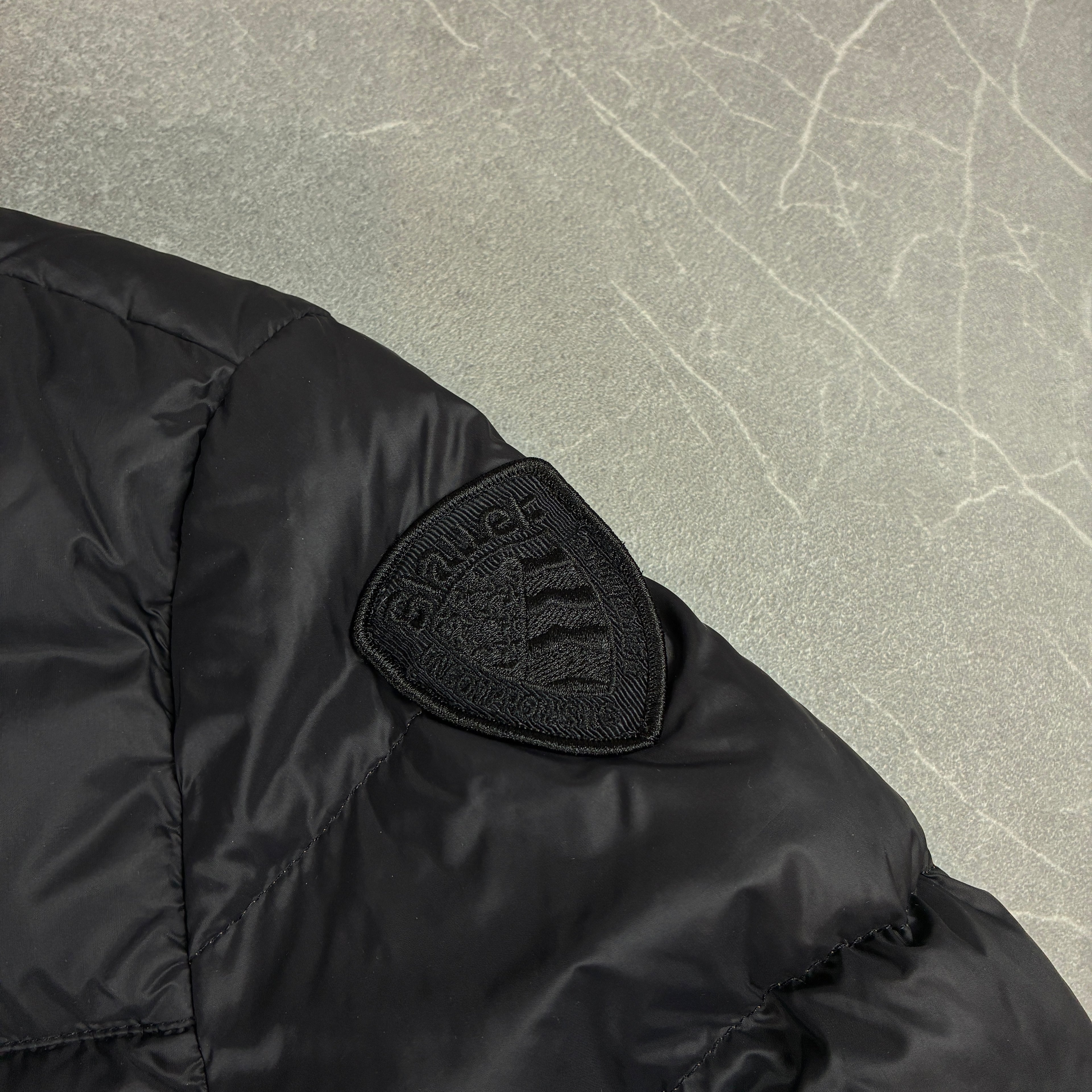 Blauer Winterjacke (S)