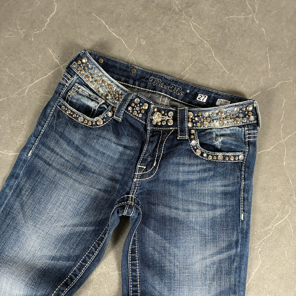 Miss Me Damen Jeans (XXS/32)
