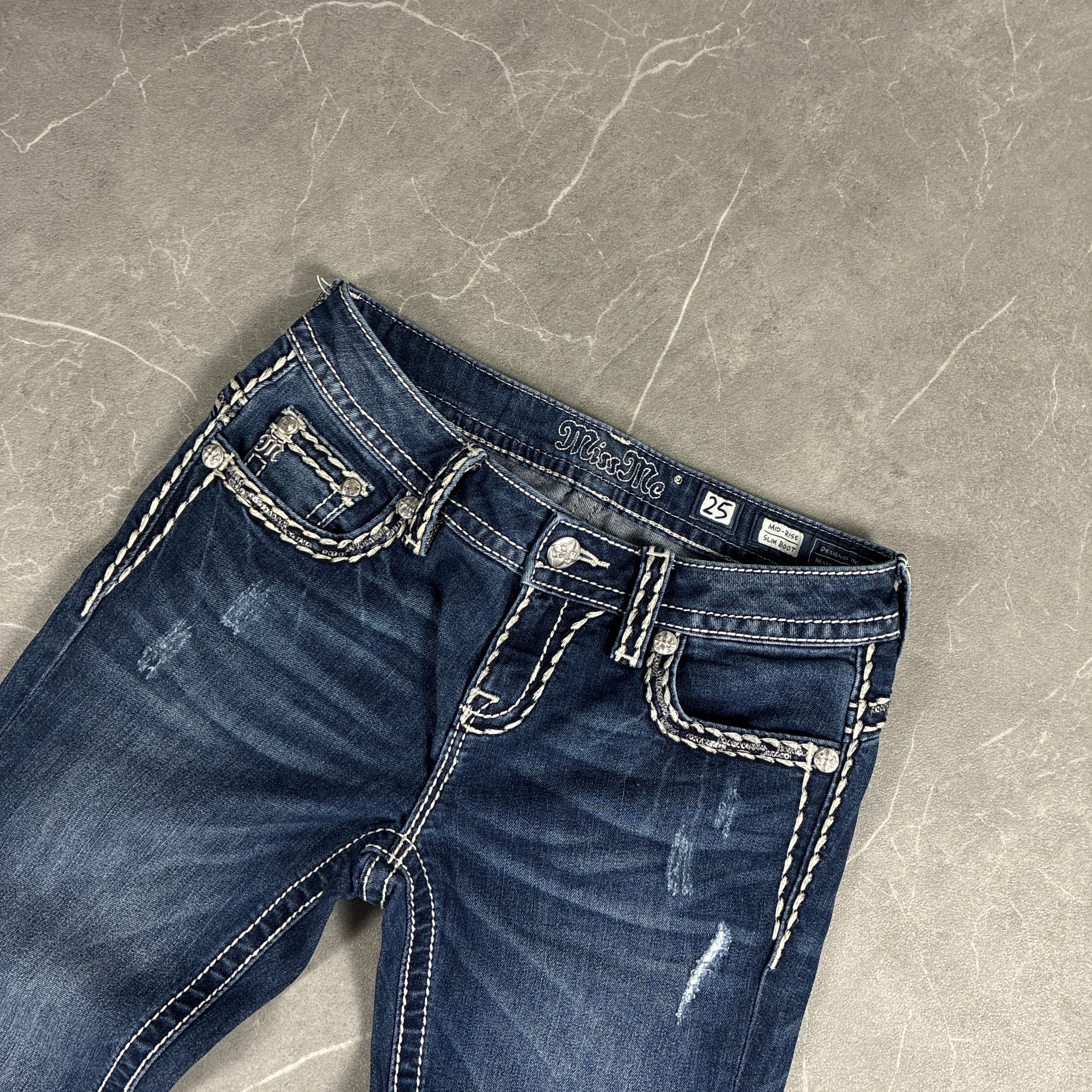 Miss Me Damen Jeans (XXS/32)