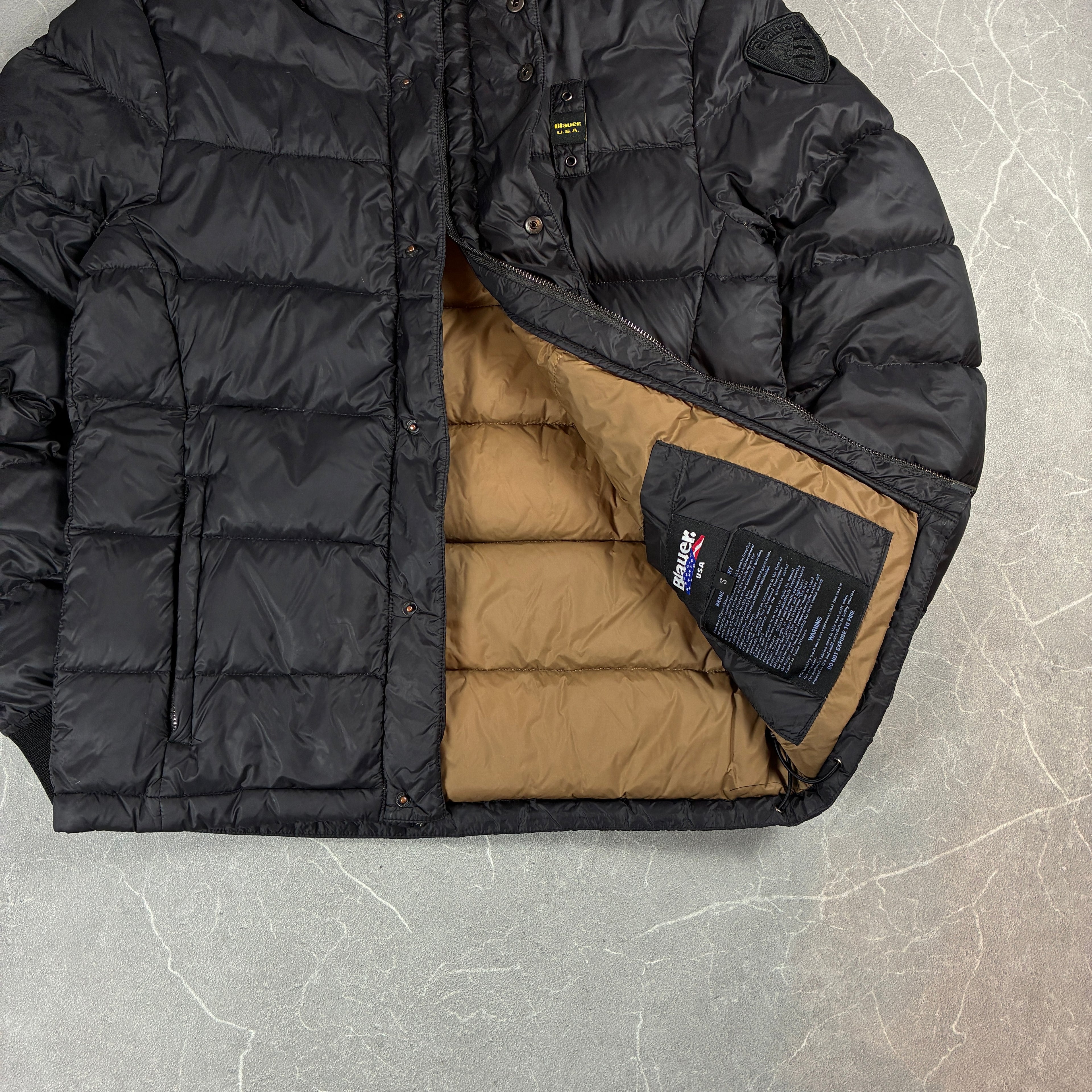 Blauer Winterjacke (S)