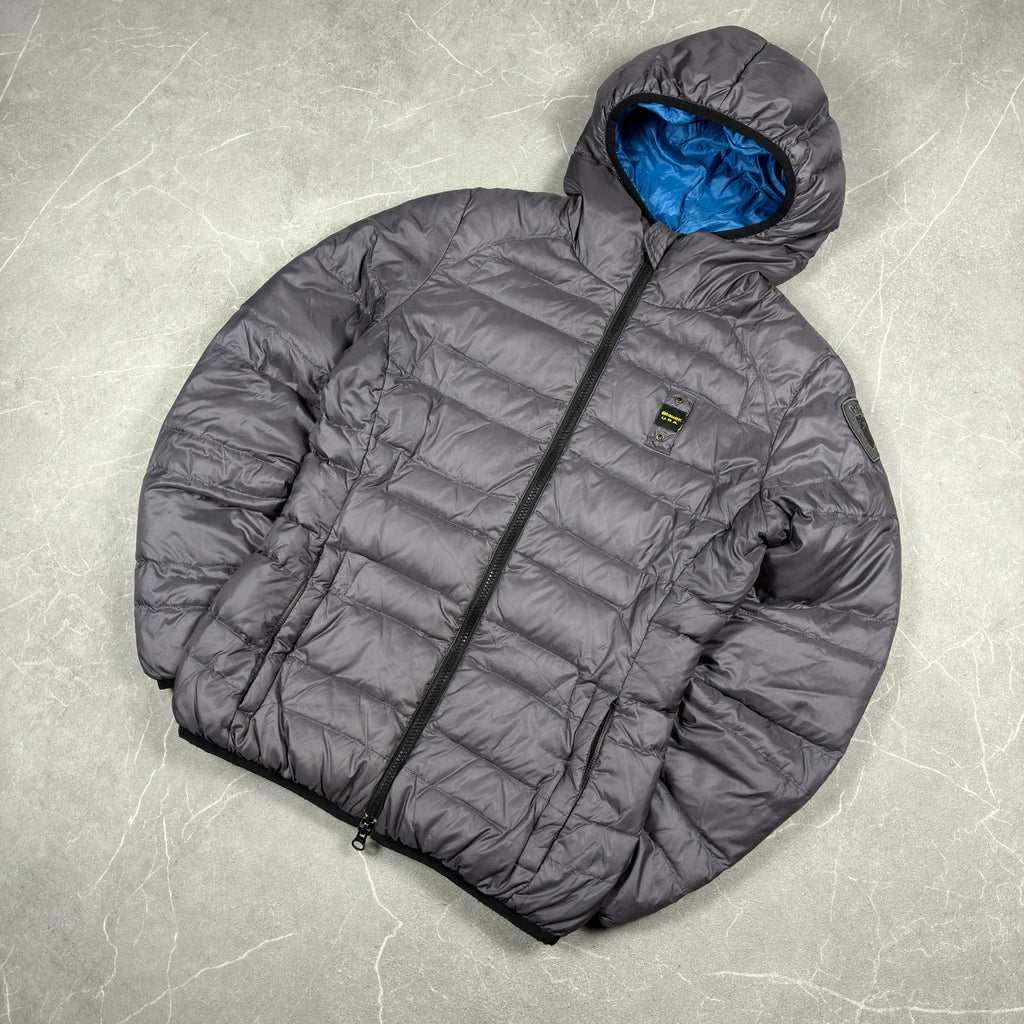 Damen Blauer Winterjacke (S)