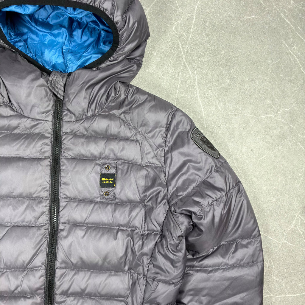 Damen Blauer Winterjacke (S)