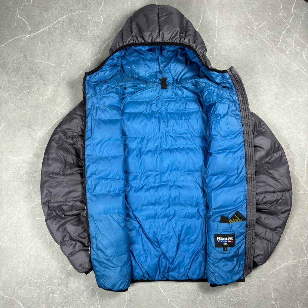 Damen Blauer Winterjacke (S)